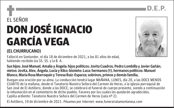 DON JOSÉ IGNACIO GARCÍA VEGA