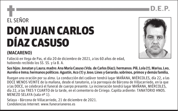 DON JUAN CARLOS DÍAZ CASUSO