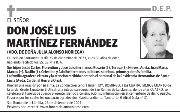 DON JOSÉ LUIS MARTÍNEZ FERNÁNDEZ