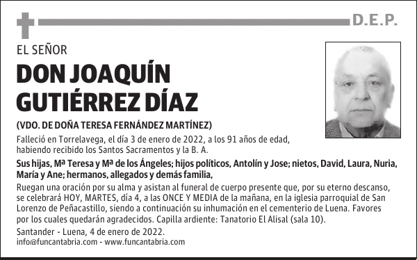 DON JOAQUÍN GUTIÉRREZ DÍAZ