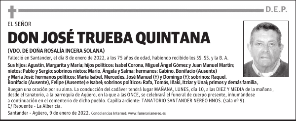 DON JOSÉ TRUEBA QUINTANA