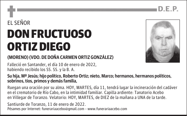 DON FRUCTUOSO ORTIZ DIEGO