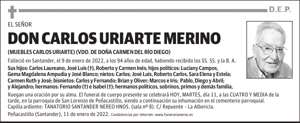 DON CARLOS URIARTE MERINO