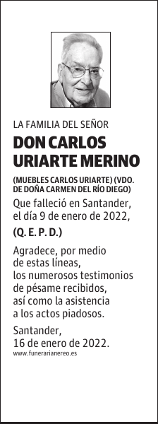 DON CARLOS URIARTE MERINO
