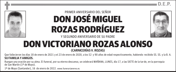 DON JOSÉ MIGUEL ROZAS RODRÍGUEZ