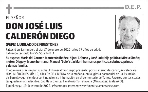 DON JOSÉ LUIS CALDERÓN DIEGO