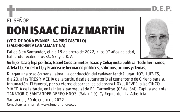DON ISAAC DÍAZ MARTÍN