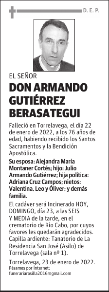 DON ARMANDO GUTIÉRREZ BERASATEGUI