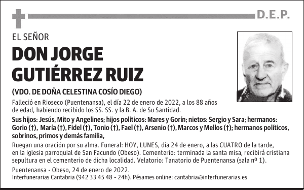 DON JORGE GUTIÉRREZ RUIZ