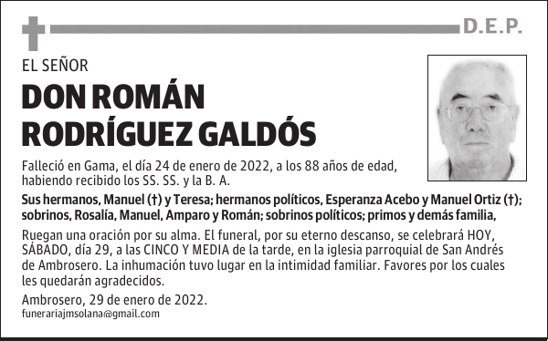 DON ROMÁN RODRÍGUEZ GALDÓS