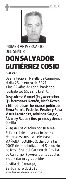 DON SALVADOR GUTIÉRREZ COSIO