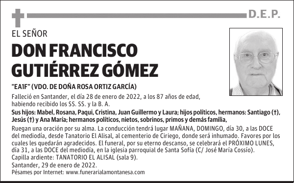 DON FRANCISCO GUTIÉRREZ GÓMEZ