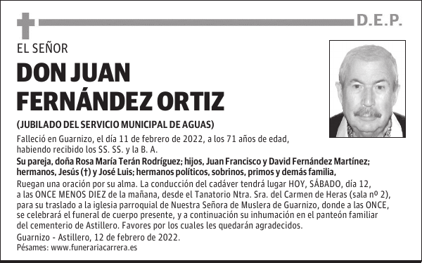 DON JUAN FERNÁNDEZ ORTIZ