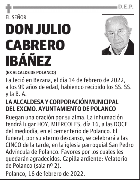 DON JULIO CABRERO IBÁÑEZ