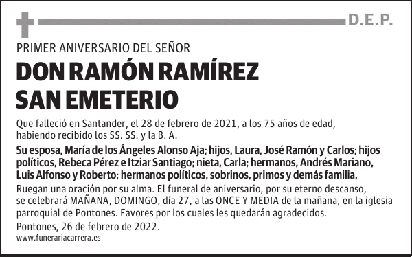 DON RAMÓN RAMÍREZ SAN EMETERIO