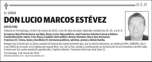 DON LUCIO MARCOS ESTÉVEZ