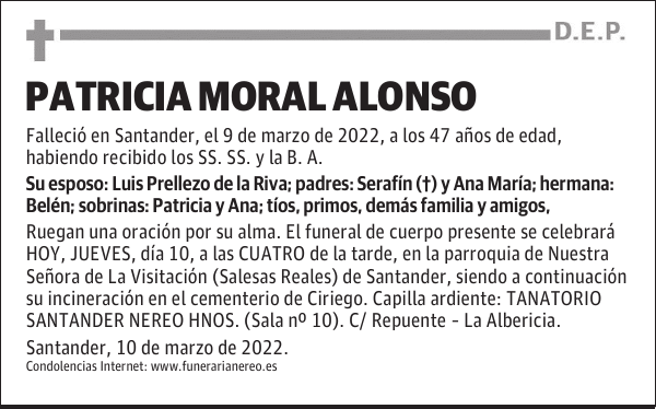 PATRICIA MORAL ALONSO