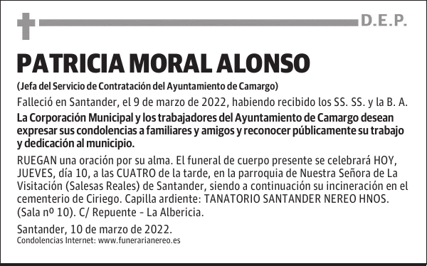 PATRICIA MORAL ALONSO