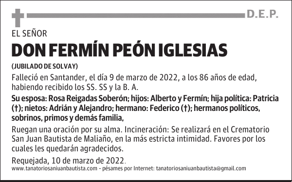 FERMÍN PEÓN IGLESIAS