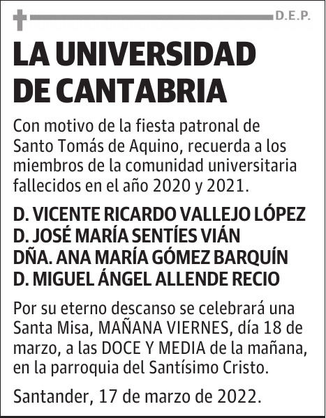 LA UNIVERSIDAD DE CANTABRIA