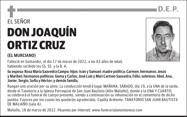 DON JOAQUÍN ORTÍZ CRUZ