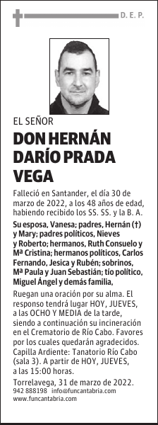 Don Hernán Darío Prada Vega