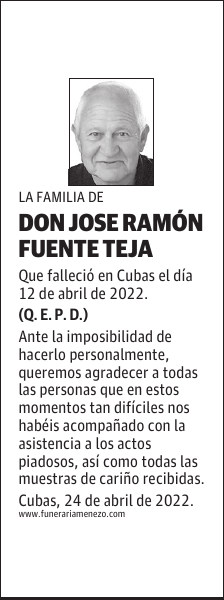 DON JOSE RAMÓN FUENTE TEJA