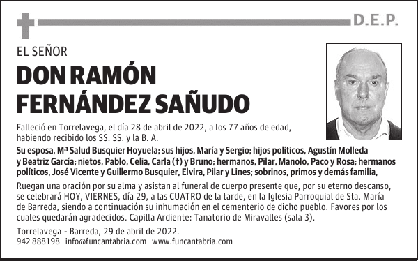 Don Ramón Fernández Sañudo