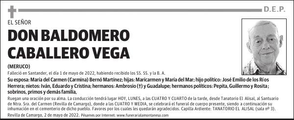 DON BALDOMERO CABALLERO VEGA