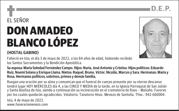 DON AMADEO BLANCO LÓPEZ