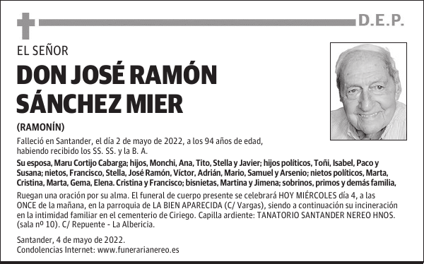 DON JOSÉ RAMÓN SÁNCHEZ MIER