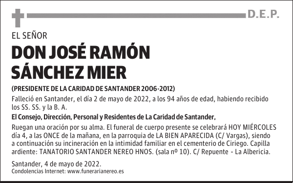 DON JOSÉ RAMÓN SÁNCHEZ MIER