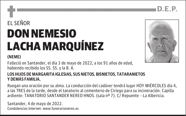 DON NEMESIO LACHA MARQUÍNEZ