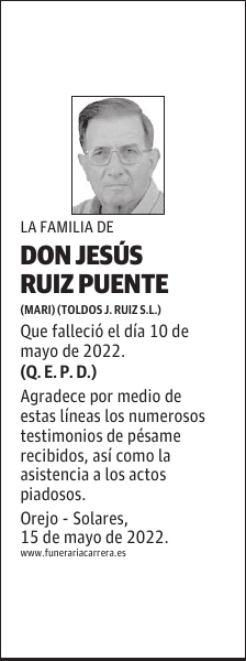DON JESÚS RUIZ PUENTE