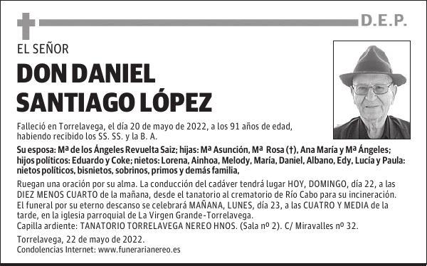 DON DANIEL SANTIAGO LÓPEZ