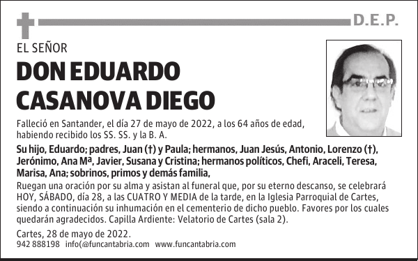Don Eduardo Casanova Diego