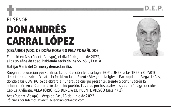 DON ANDRÉS CARRAL LÓPEZ