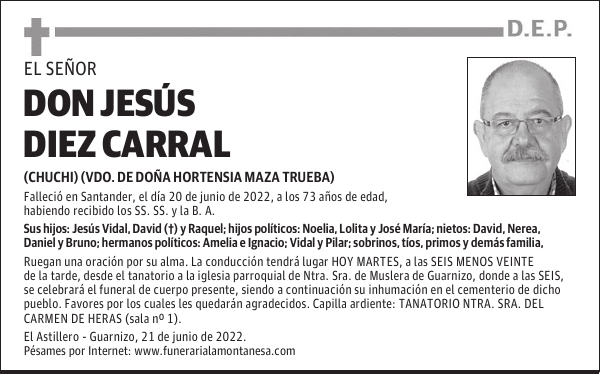 DON JESÚS DIEZ CARRAL