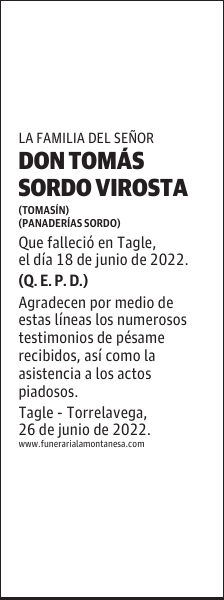 DON TOMÁS SORDO VIROSTA