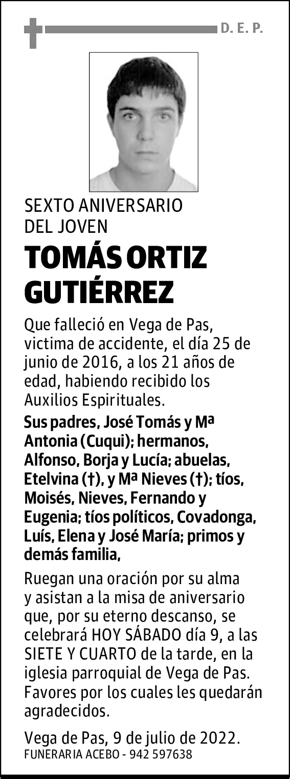 TOMÁS ORTIZ GUTIÉRREZ