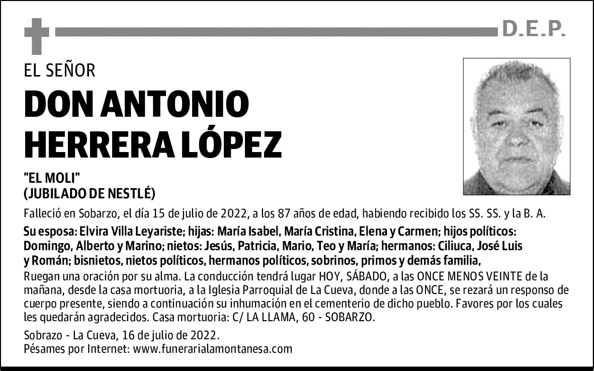 DON ANTONIO HERRERA LÓPEZ