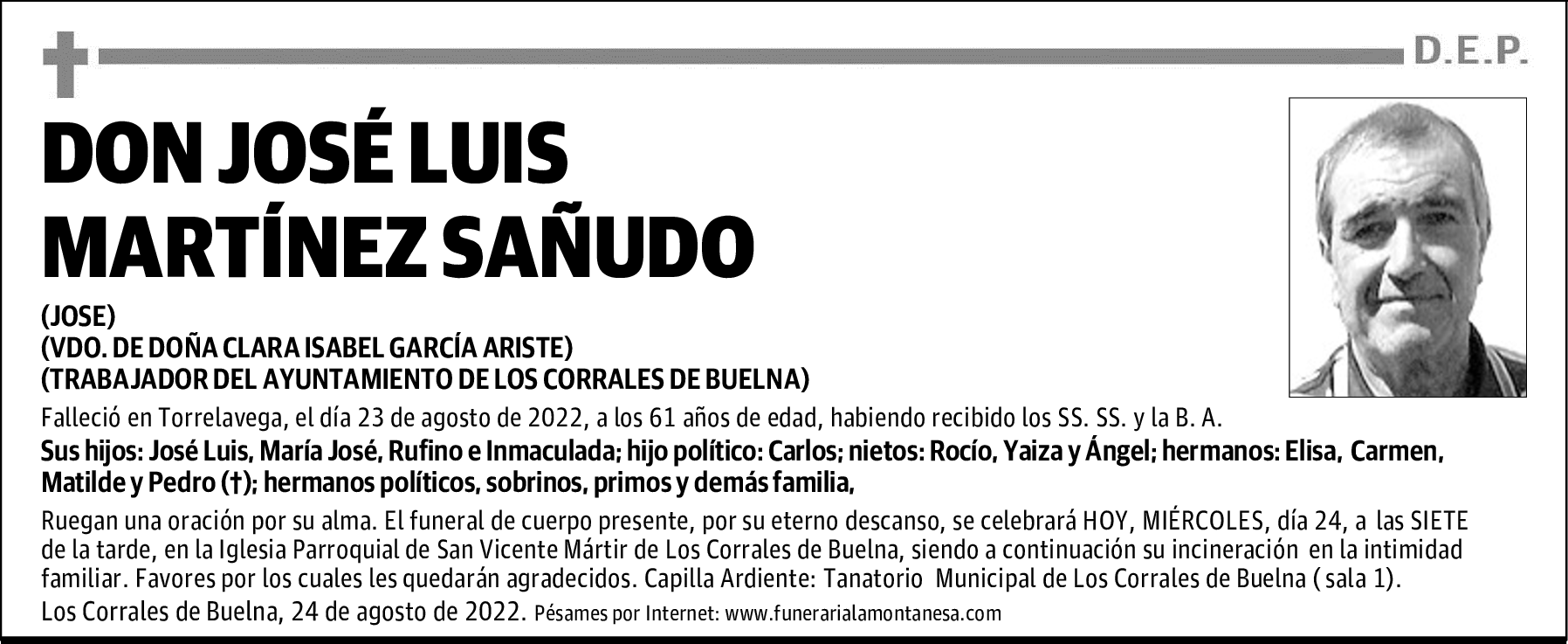 DON JOSÉ LUIS MARTÍNEZ SAÑUDO