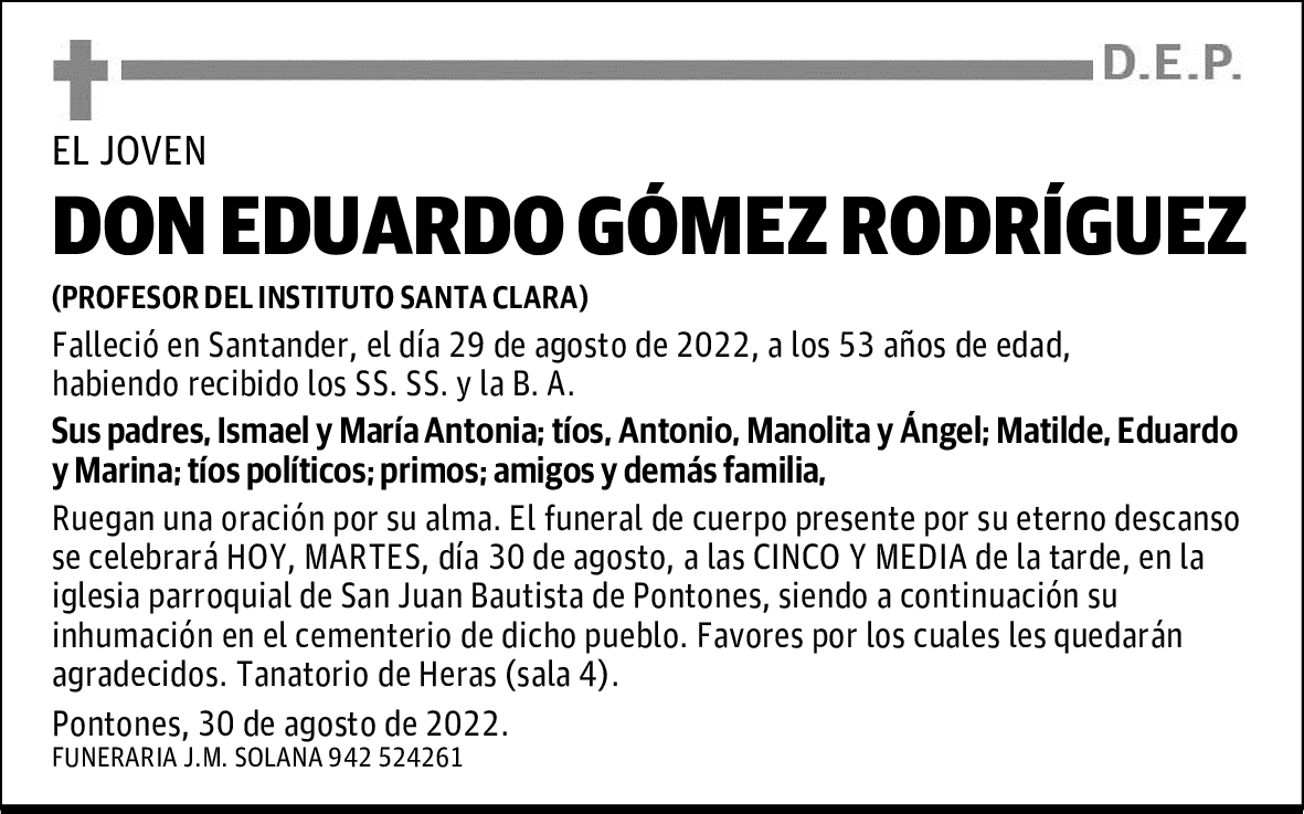 DON EDUARDO GÓMEZ RODRÍGUEZ