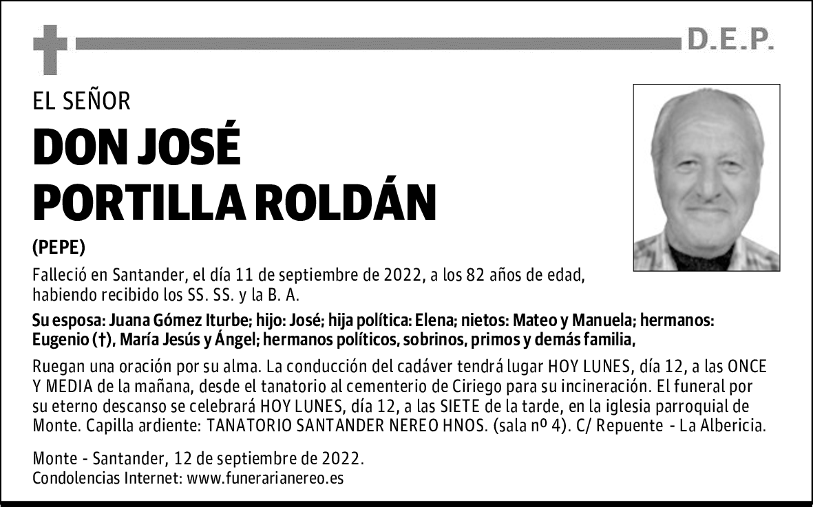 DON JOSÉ PORTILLA ROLDÁN