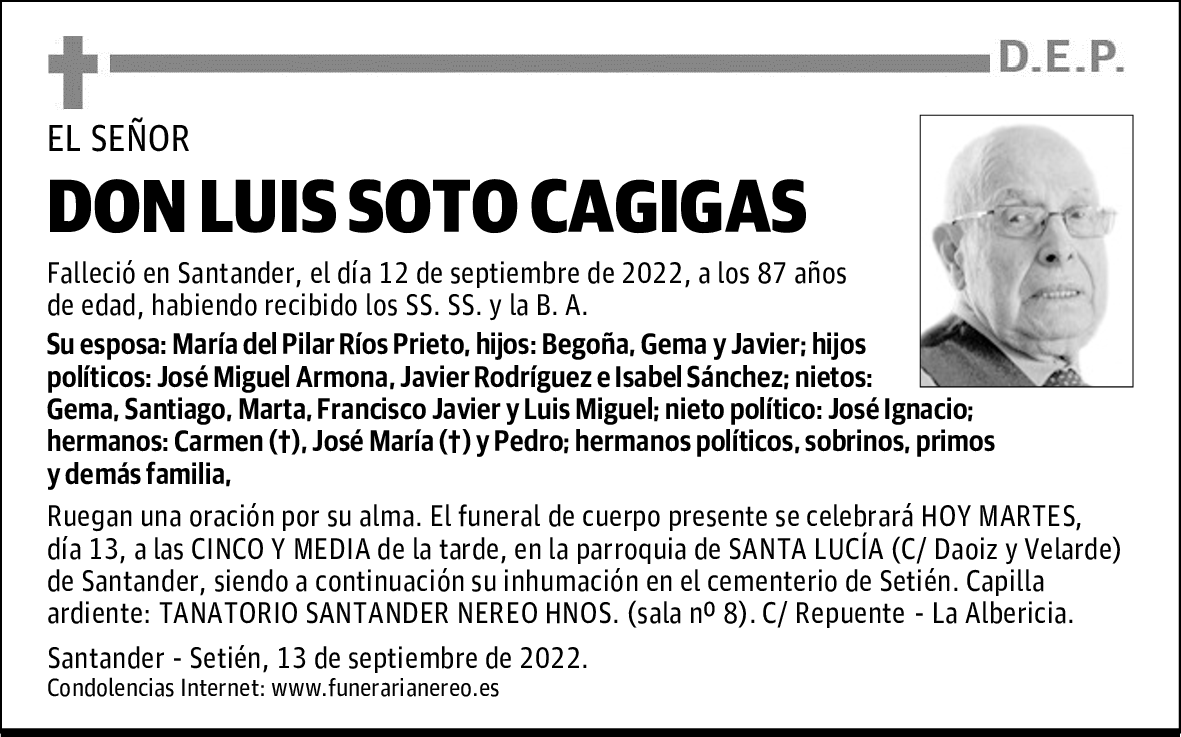 DON LUIS SOTO CAGIGAS