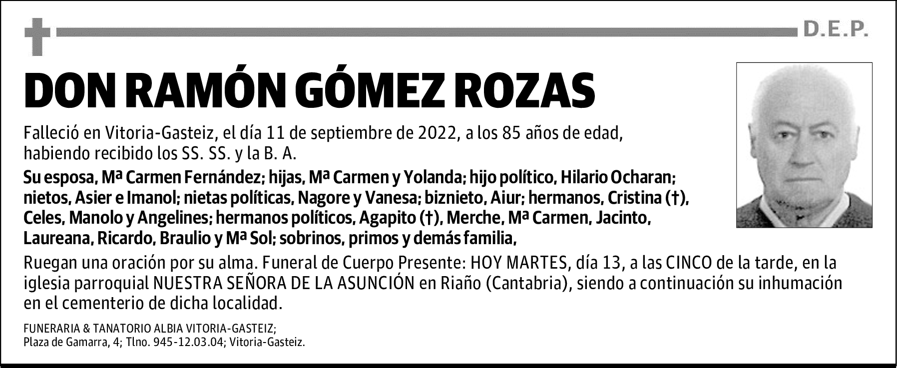 DON RAMÓN GÓMEZ ROZAS