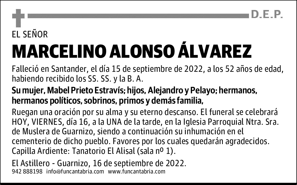 MARCELINO ALONSO ÁLVAREZ