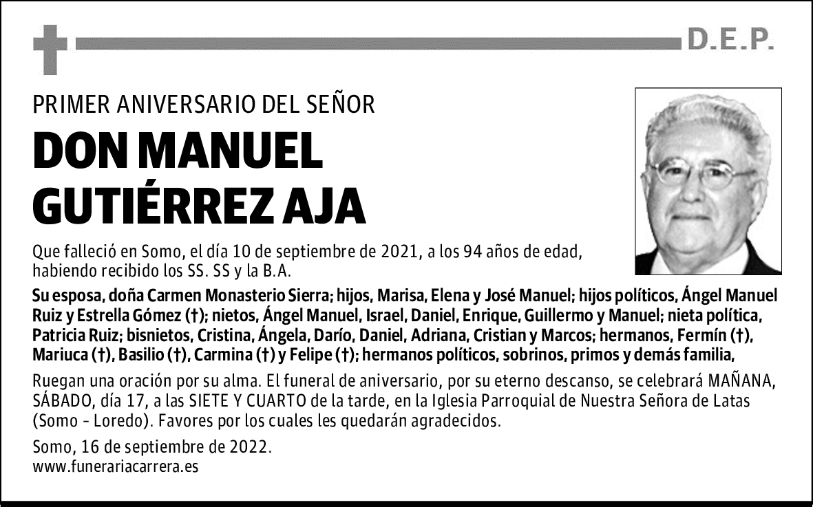 DON MANUEL GUTIÉRREZ AJA