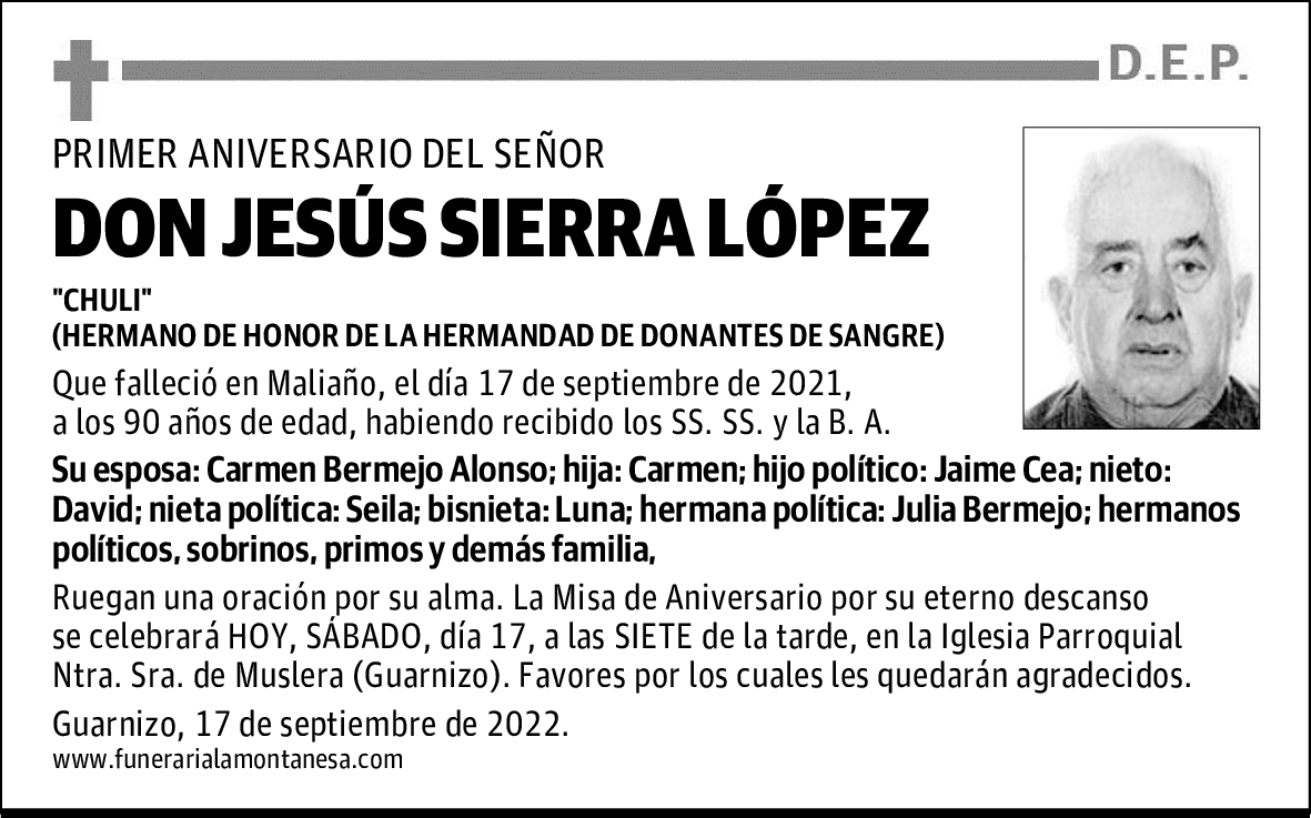 DON JESÚS SIERRA LÓPEZ