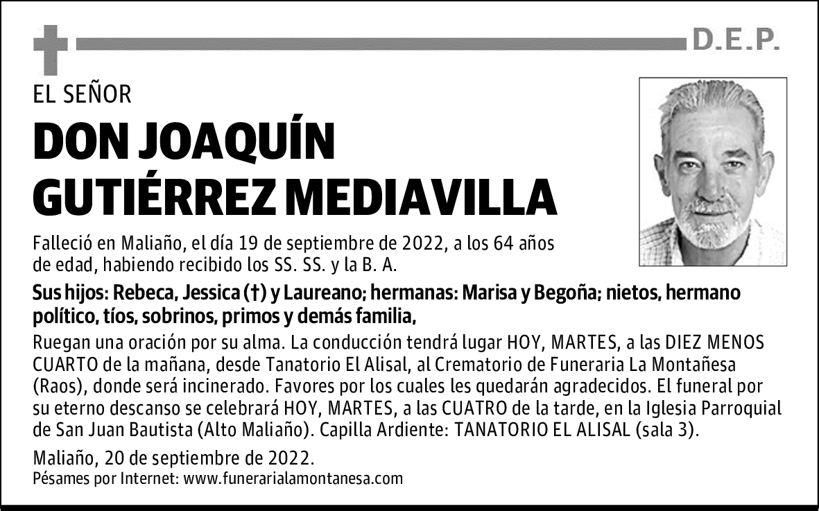 DON JOAQUÍN GUTIÉRREZ MEDIAVILLA
